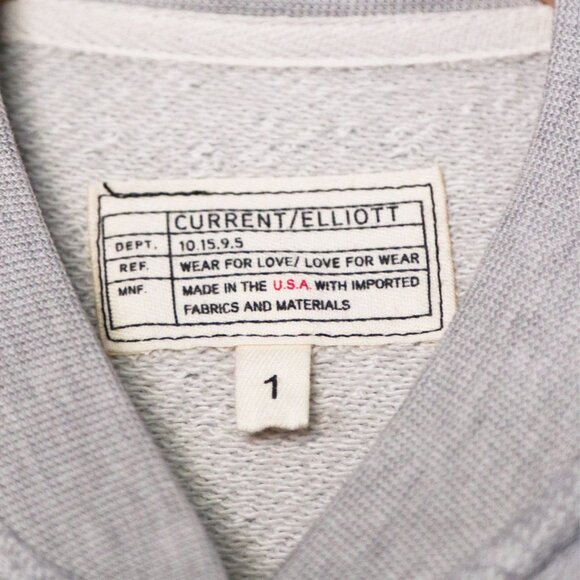 Current Elliott Classic Snap-Front The Classic Varsity Jacket S Wax Sleeves $358 - Picture 9 of 16